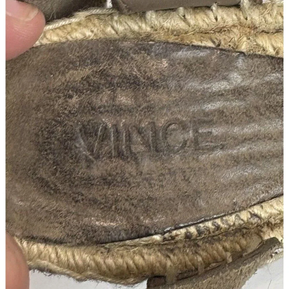Vince Stefania Sport Suede Taupe Ankle Strap 3